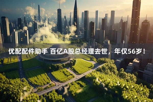 优配配件助手 百亿A股总经理去世，年仅56岁！